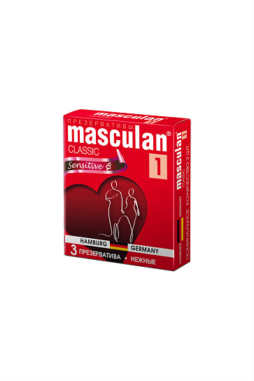 Презервативы классической формы Masculan Classic 1, 3 шт