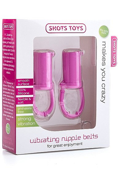 Силиконовый стимулятор для сосков, розовый