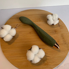 Вибратор для точки G с гибкой головкой Magic Vibe, зеленый