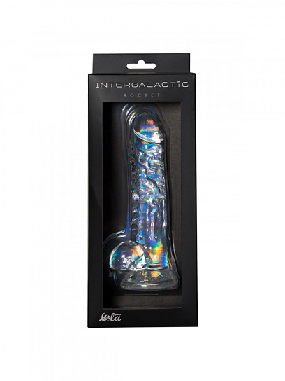 Фаллоимитатор Rocket прозрачный, 14 см