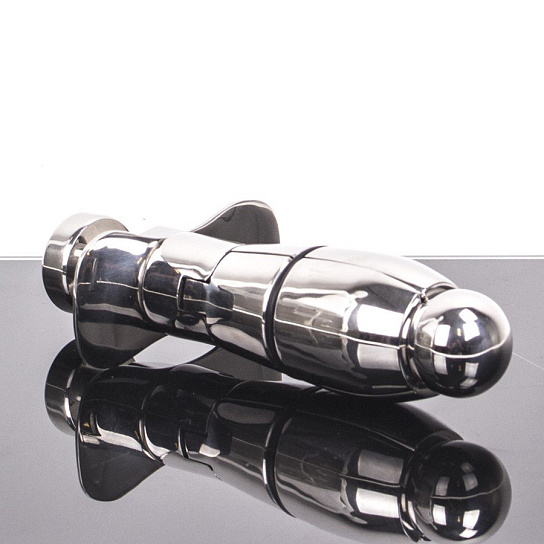 Металлический анальный плаг Plug 3 O-Products, 17 см