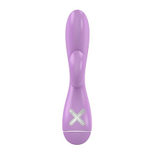 Секс-вибратор для девушек OVO K1 Rabbit, розовый, 20 см