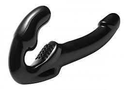 Безремневой вибрострапон Strap U Revolver II Vibrating 15.2 см, черный