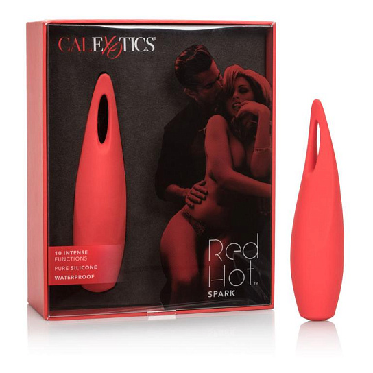 Вибростимулятор-язычок Red Hot Spark, красный