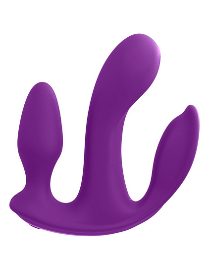 Вибростимулятор с тройным воздействием и пультом ДУ 3Some Total Ecstasy