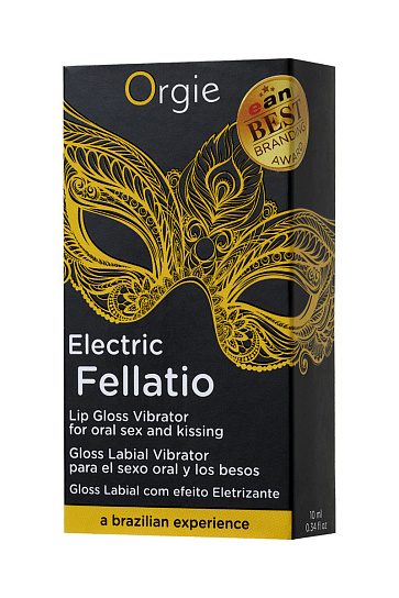 Блеск для губ с вибрирующим эффектом Electric Fellatio, 10 мл