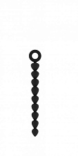 Анальная цепочка с девятью звеньями, черная