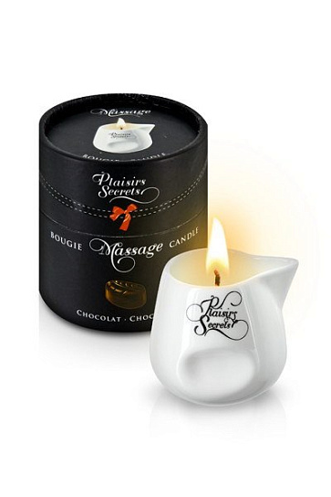 Massage Candle Chocolate свеча с массажным маслом Шоколад, 80 мл