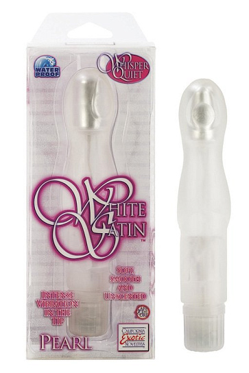 Вибромассажер White Satin 3 скорости вибрации