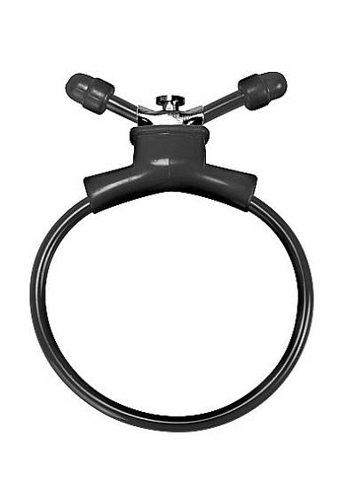Утягивающее лассо ADJUSTABLE COCKRING, черное