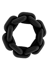 Эрекционное кольцо SONO №4 хорошо растягивается, черное