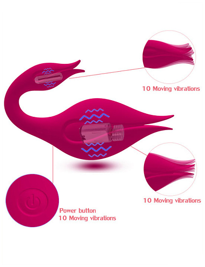 Нежный вибратор для клитора Swan