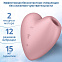 Бесконтактный стимулятор клитора Satisfyer Cutie Heart, нежно-розовый