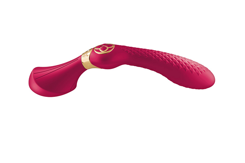 Многофункциональный вибромассажер Shunga Zoa, малиновый