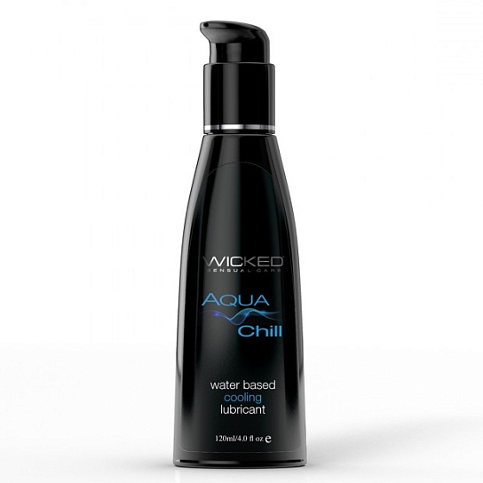 Лубрикант с охлаждающим эффектом Wicked Aqua Chill, 120 мл