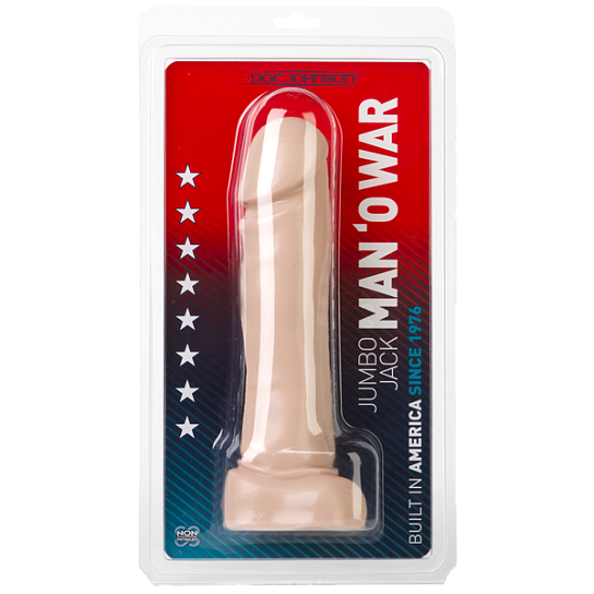 Jumbo Jack Man O'War искусственный член-дилдо для фистинга 20,5 см