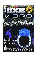 Luxe Vibro Райская птица презерватив Люкс и виброкольцо из силикона