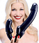 Безремневой вибрострапон Strap U Revolver II Vibrating 15.2 см, черный