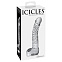 Стеклянный фалломитатор Icicles No. 61, прозрачный