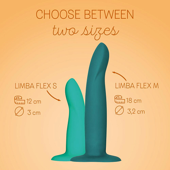 Дилдо Limba Flex S для начинающих, 11 см