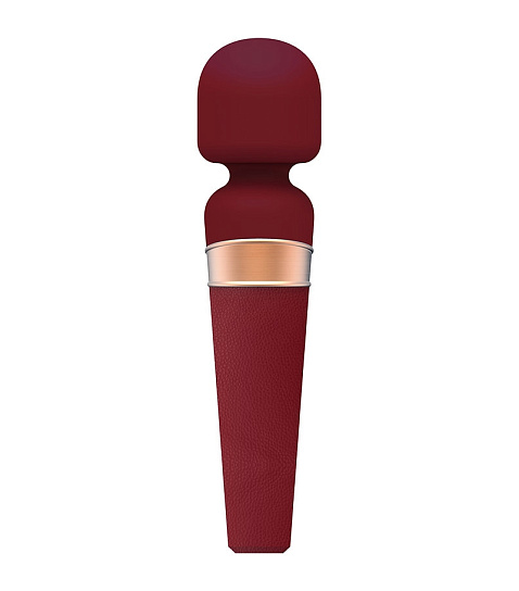 Вибростимулятор Viotec Titan с мягкой головкой, бордовый