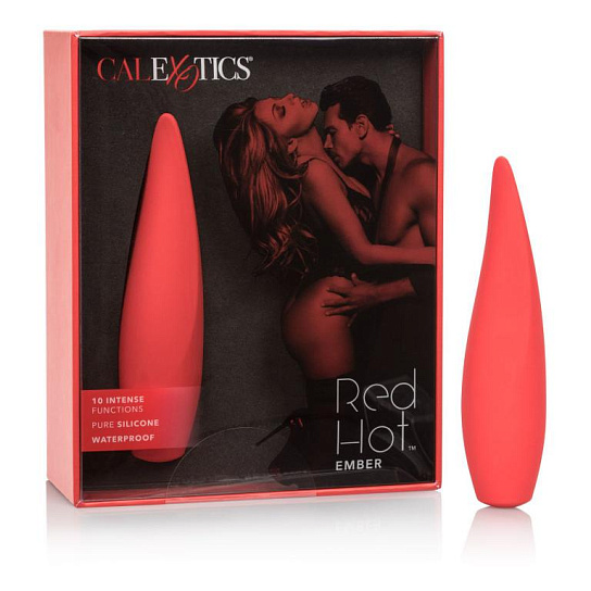 Женский вибро-язычок уголек Red Hot Ember, цвет красный