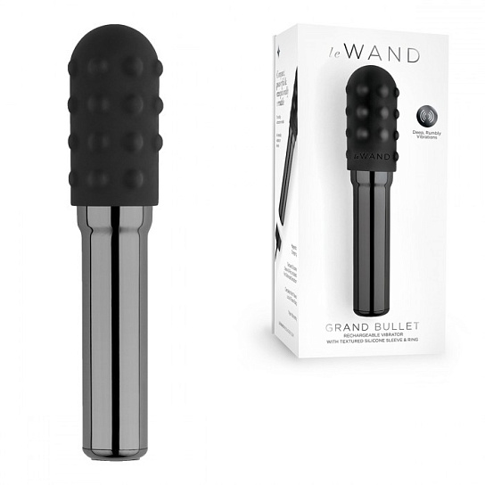 Люксовый вибратор Le Wand Grand Bullet, черный
