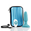 Анальный плаг премиум-качества B-Vibe Rimming Plug Teal, голубой
