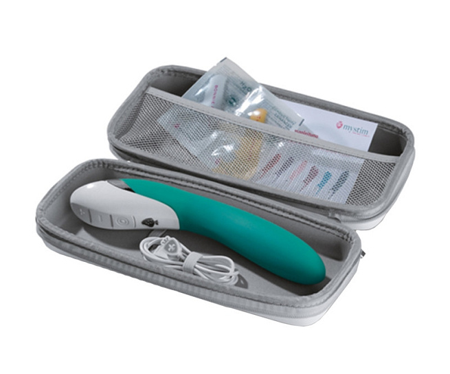 Вибратор сочетающий вибрации и электрическую стимуляцию ELEGANT ERIC, зеленый