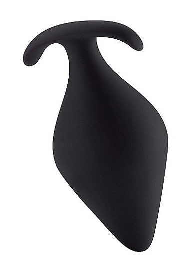 Классическая анальная пробка, черная