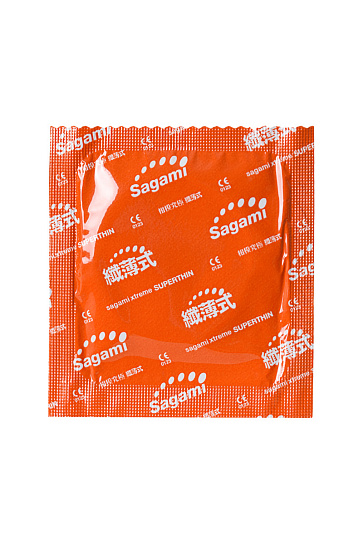 Ультратонкие презервативы Sagami Xtreme латексные 0,04 мм