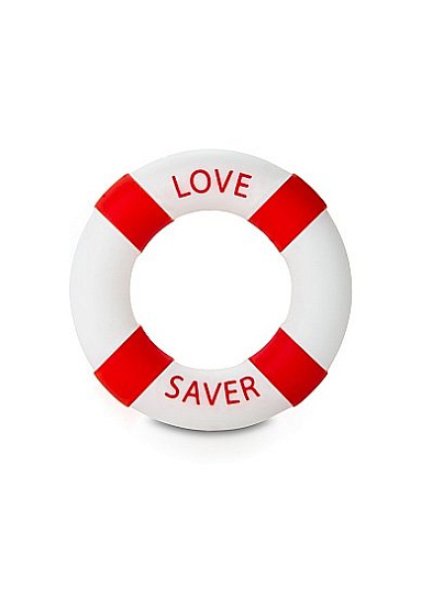 Эрекционное кольцо в виде спасательного круга BUOY LOVE, красное