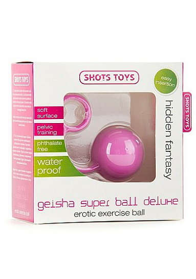 Вагинальные шарики для тренировки интимных мышц GEISHA SUPER, розовые