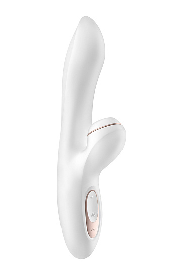Вибратор Satisfyer Pro + G-Spot Rabbit с вакуумно-волновым стимулятором Вибратор Satisfyer Pro + G-Spot Rabbit с вакуумно-волновым стимулятором