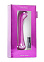 Вибратор THE ZIRCON SILVER оснащено 10 скоростями вибрации, фиолетовый