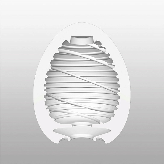 Мастурбатор Tenga Egg Silky 006 с рельефом из переплетающихся нитей