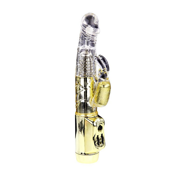 Вагинальный хай-тек вибратор U.S. Gold Lover с ротацией