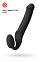 Безремневой страпон XL Strap-on-me 25.5 см, черный