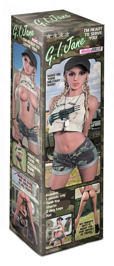 Супер-реалистичная секс-кукла рядовая Jane