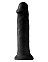 Гигант фаллоимитатор на присоске King Cock 14 Cock Flesh, 32 см, черный