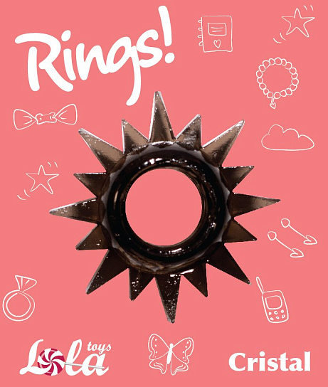 Эластичное кольцо Rings Cristal, черное