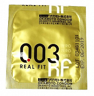Презервативы Okamoto 0.03 Real Fit  ультратонкие