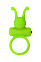 Эрекционное виброкольцо A-Toys by Toyfa Flik, зеленый