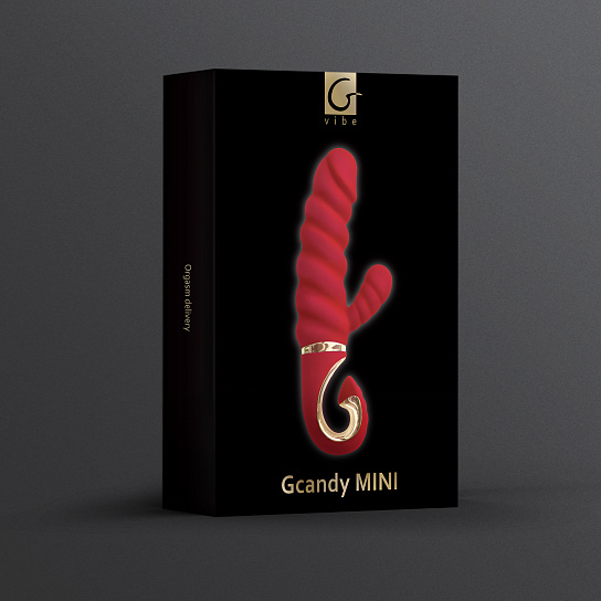 Уменьшенный вибратор-кролик Gvibe Gcandy Mini, 19 см