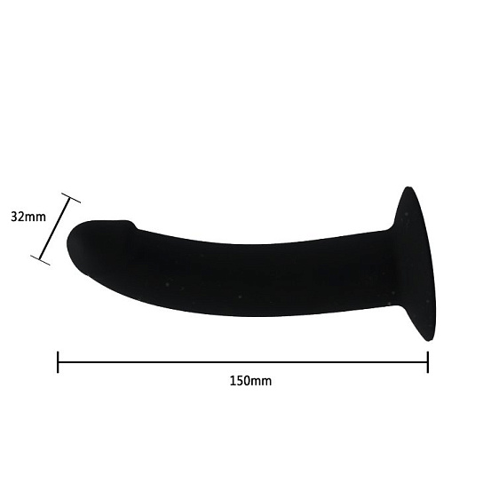 Трусики с насадкой из шелковистого силикона Ultra Harness Les Dildo, 15 см