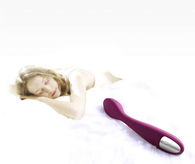 Вибромассажер в форме ложечки для точки G Svakom Keri, фиолетовый