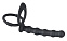 Насадка для двойного проникновения Black Velvets Cock&Ball ring
