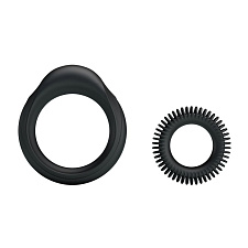 Эрекционные силиконовые кольца Ring Manhood Baile, 2 штуки