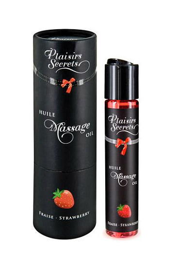 Massage Oil Strawberry массажное масло Земляника, 59 мл