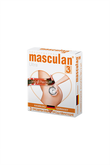 Презервативы Masculan Ultra 3 продлевающие, 3 шт